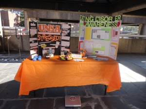 UNSA Booth for Vol Aware
